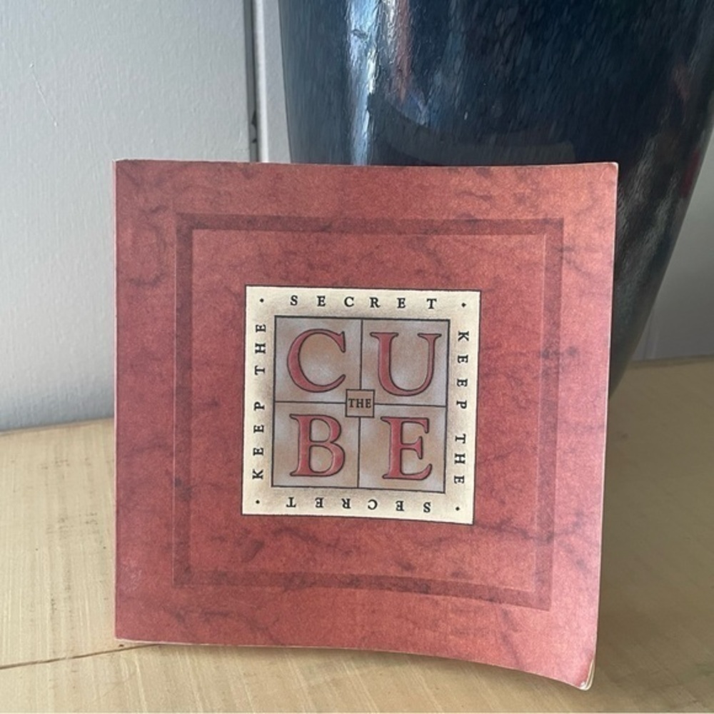 LAST CHANCE “The Cube” Adult Non-fiction Small Paperback Book Imagination Game